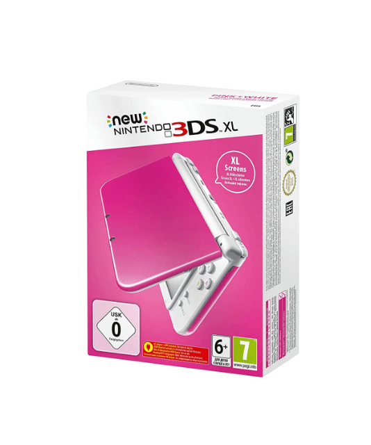 Nintendo 3DS LL Mint + White box art for Nintendo 3DS